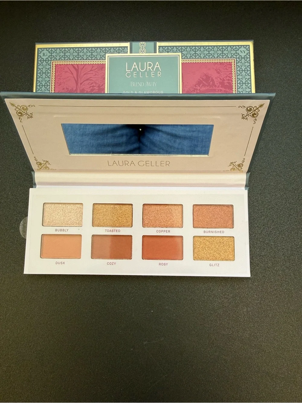 Laura Geller Blend Away Gold and Glamorous 8 Multi-Finish Eyeshadow Palette, NIB